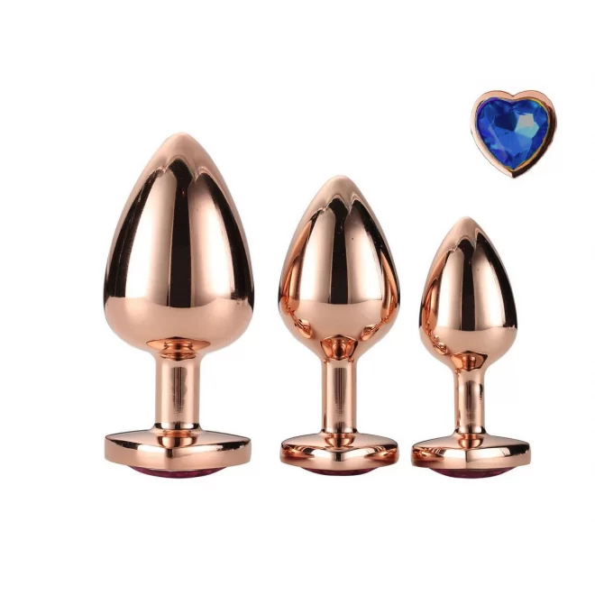 ZESTAW 3 KORKÓW BRILLIANT ANAL PLUG