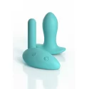 Stringi z wibrującym krokiem HookUp Remote Bow-Tie G-String +Size