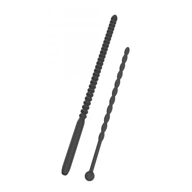 Ribbed Penis Dilator Set 2 pcs