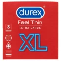 Cienkie prezerwatywy Durex Feel Thin XL 3 szt.