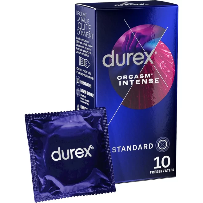 Prezerwatywy z żelem stymulującym Durex Orgasm Intense 10szt.