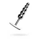 Gold anal plug TOYFA Metal, length 10,5 cm, diameter 2-3 cm, weight 166 gr