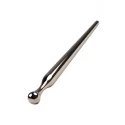 Silver urethral plug TOYFA Metal, length 8,5 cm, diameter 0,3-0,8 cm, weight 30 gr