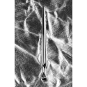 Silver urethral plug TOYFA Metal, length 8,5 cm, diameter 0,3-0,8 cm, weight 30 gr