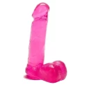 Dong w/suction cup pink 6 inch
