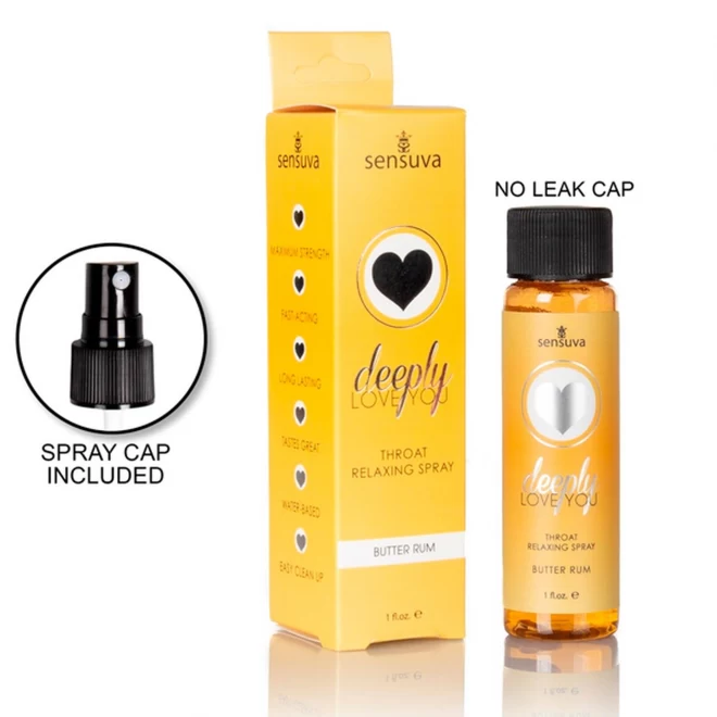 SENSUVA- Deeply Love You Throat Relaxing Spray Butter Rum