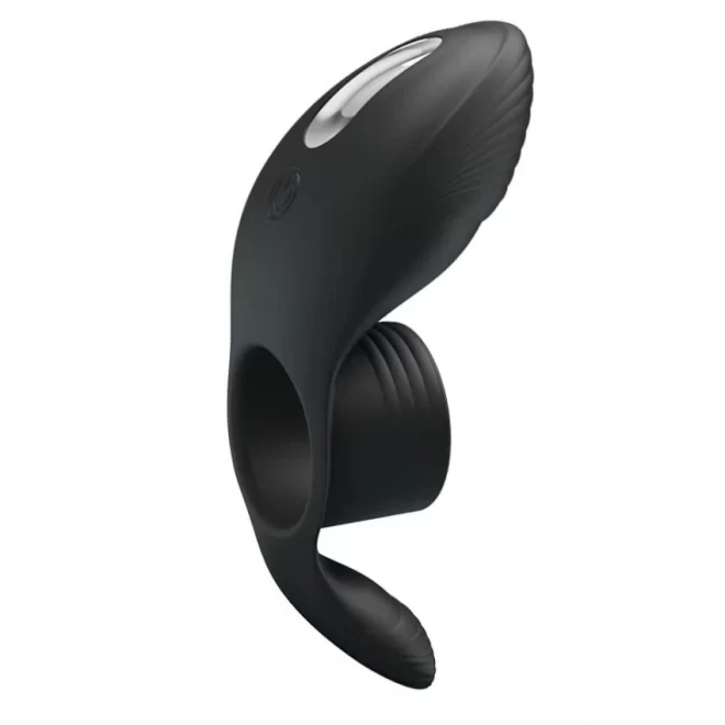 PRETTY LOVE - Vibration Penis Sleeve 7 FUNCTIONS BLACK