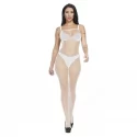 Bodystocking Pamela Crotchless Fishnet Red S-L