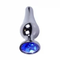 Plug-Jawellery Dark Silver BUTT PLUG- Black