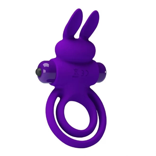 PRETTY LOVE - VIBRANT PENIS RING III Purple