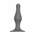 Plug-DREAM TOYS GREY PLUG WITH SUCTION CUP