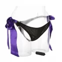 Wibrujące Stringi Black Rose Secret Garden Vibrating Panty