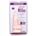 JUMBO JACK 6" Dildo-Flesh