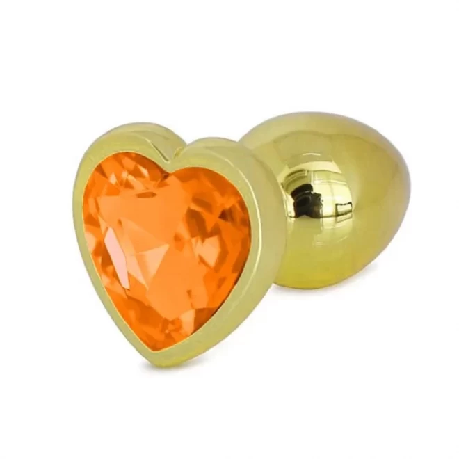 Korek analny Large Gold/Orange