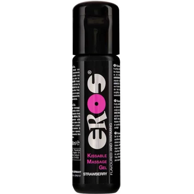 Truskawkowy żel intymny i do masażu Kissable Eros Gel 100ml