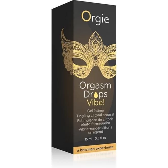 Wibrujące krople w żelu Orgie Orgasm Drops Vibe 15ml