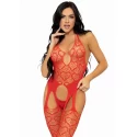 Bodystoking Net Suspender Bodystocking