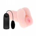Man's Masturbators, Realistic design, TPR material, easy to clean, attached vibrating egg, Tighten, Shrink,2 AA batteries